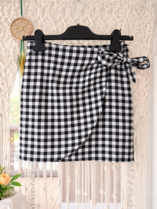 Sezane Dresses & Skirts - Sézane Pacome Skirt – Black & White Gingham – Size 36 (US 4)